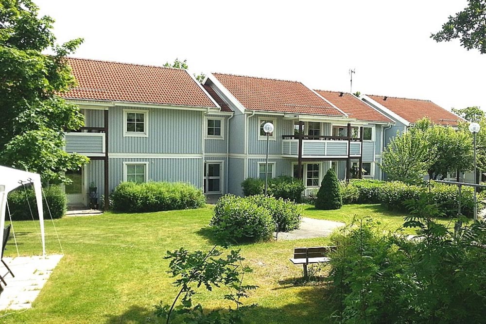 Nybyggda lägenhetshus