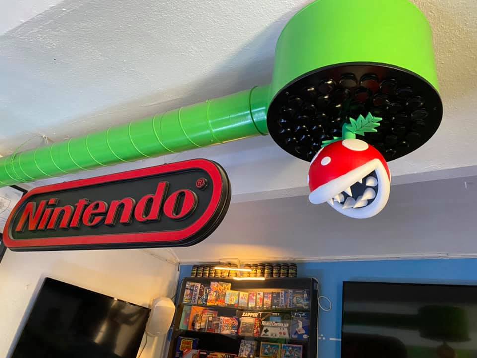 N3rdsbars gröna ventilation som ser ut som tunnlarna i Mario.